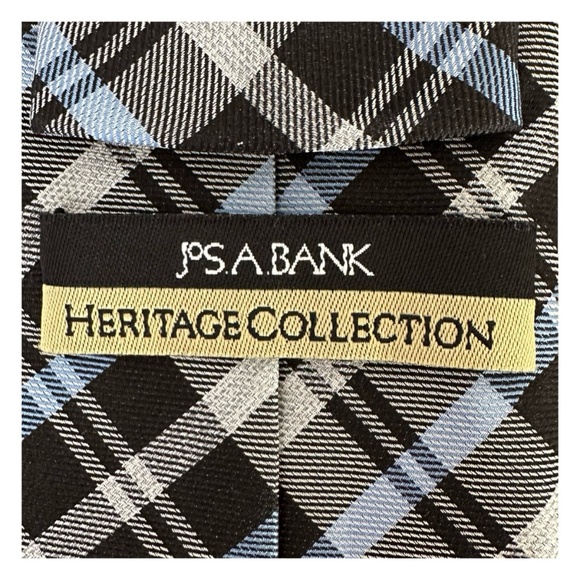 JoS.A.BANK Heritage Collection Men’s Plaid Silk Tie - Picture 4 of 4